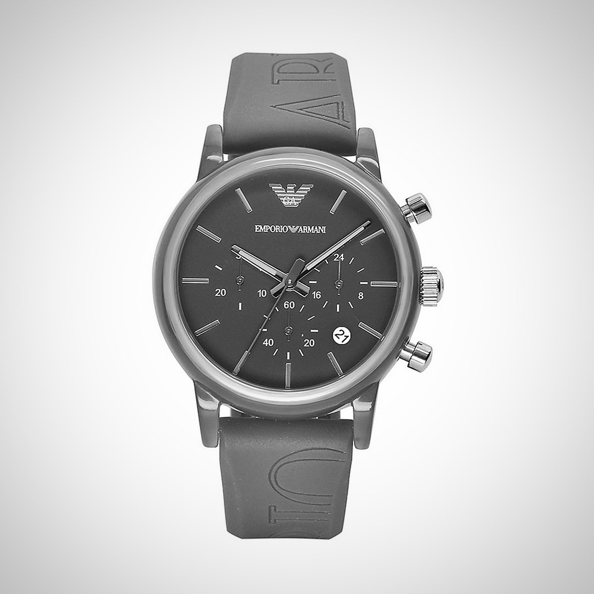 Emporio Armani AR1055 Men’s Chronograph Grey Dial quartz Watch – The ...